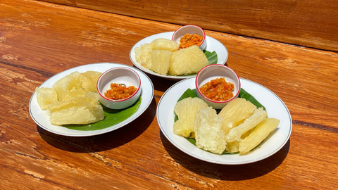 Free Snack Singkong - Kedai Bukit Rhema