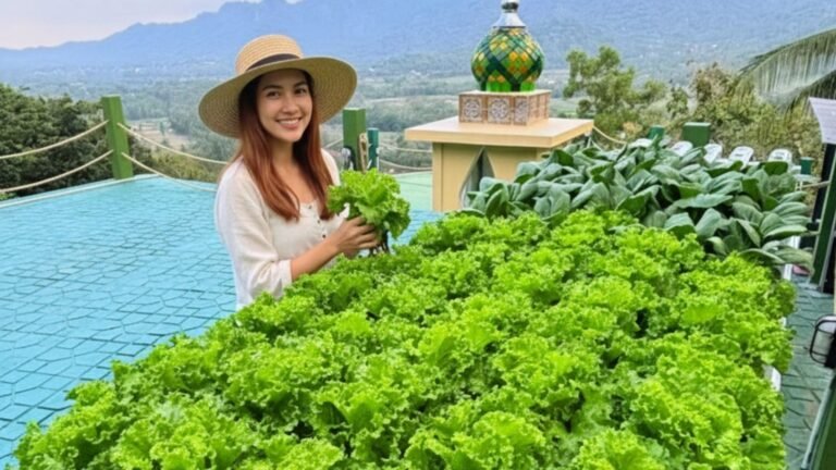 Hidroponik di Borobudur