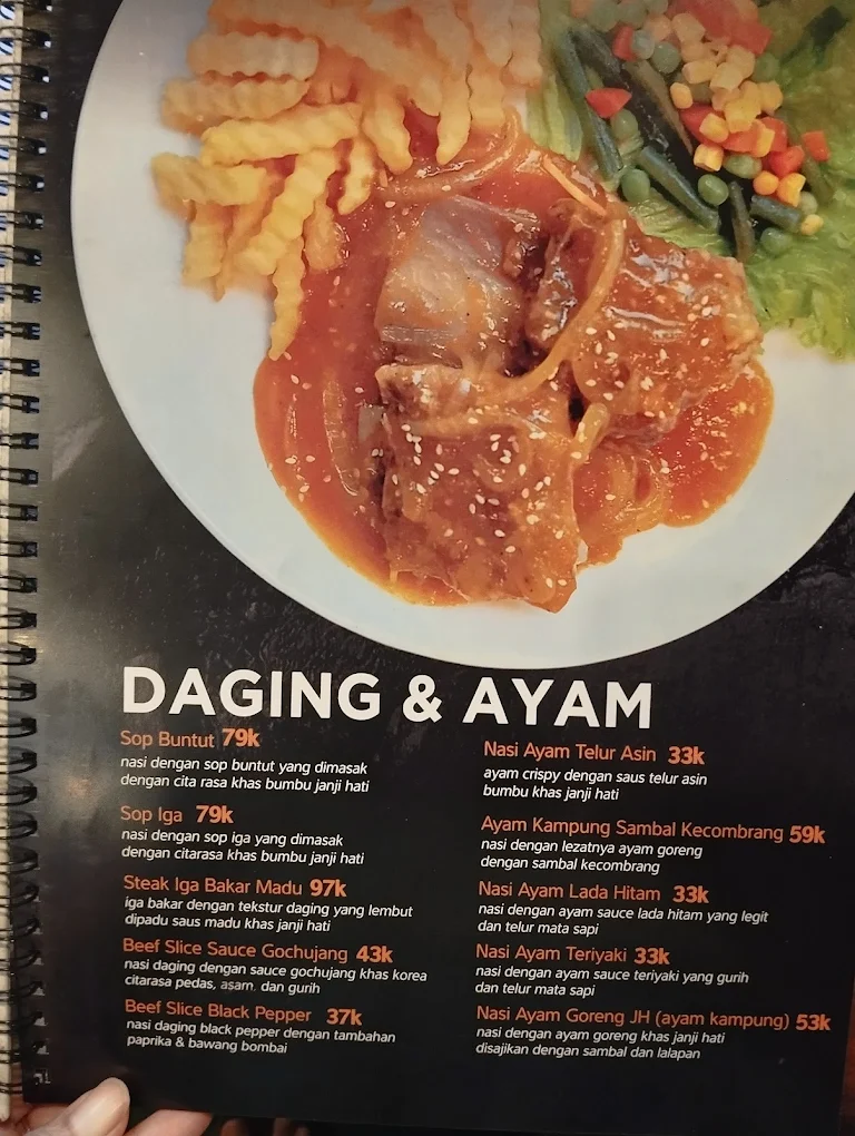 menu Janji Hati