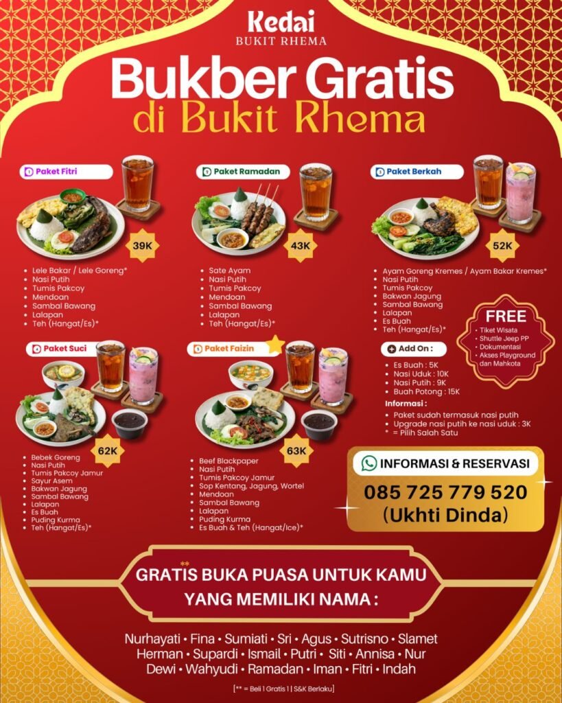 Menu Buka Bersama
