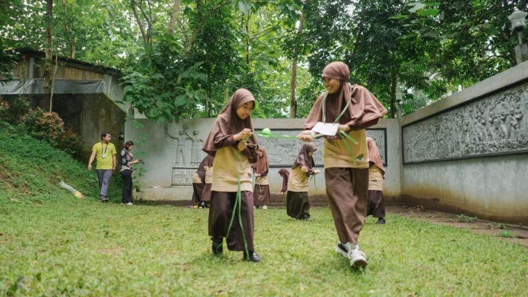 Outing sekolah dan outbound anak di Borobudur Magelang