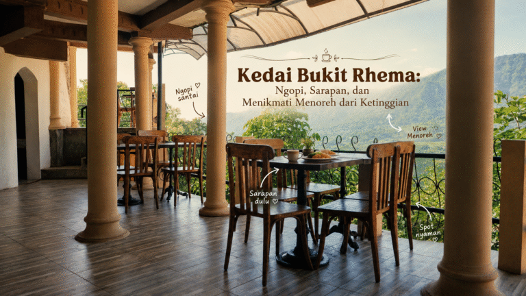 Kedai Bukit Rhema: Ngopi, Sarapan, dan Menikmati Menoreh dari Ketinggian